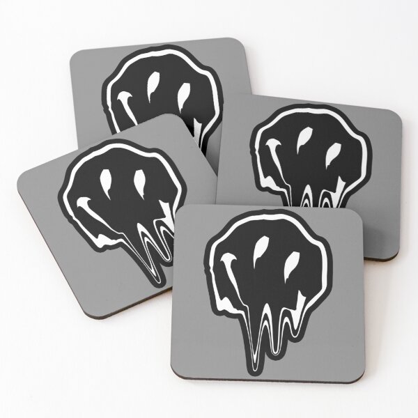 Item preview, Black Drippy Smiley Face   designed and sold by opheliaaniston.
