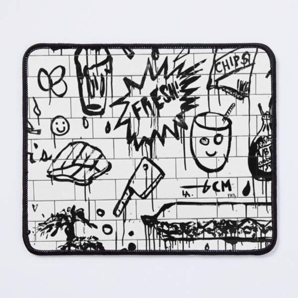 Item preview, Black White Graffiti Style Street Art  Funny   designed and sold by opheliaaniston.