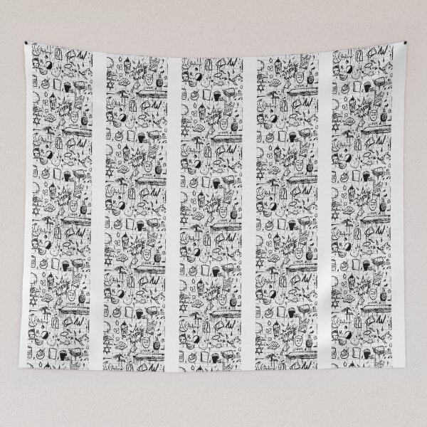 Item preview, Black White Graffiti Style Street Art  Funny   designed and sold by opheliaaniston.