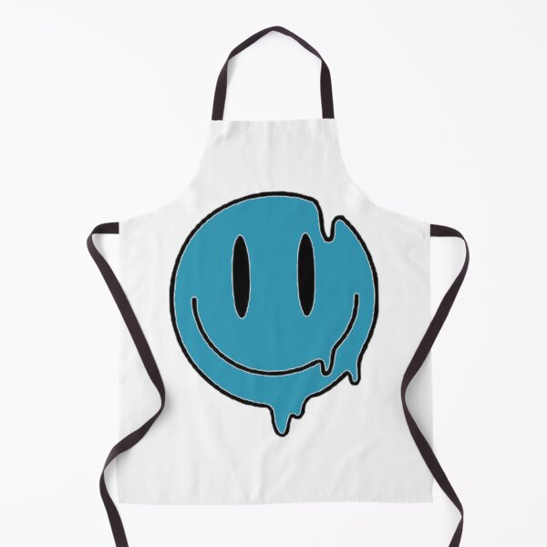 Item preview, blue drippy melting smiley face designed and sold by opheliaaniston.