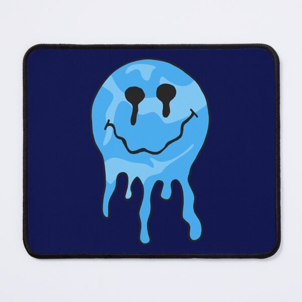 Item preview, Blue Drippy Smiley Face    designed and sold by opheliaaniston.