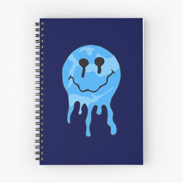 Item preview, Blue Drippy Smiley Face    designed and sold by opheliaaniston.