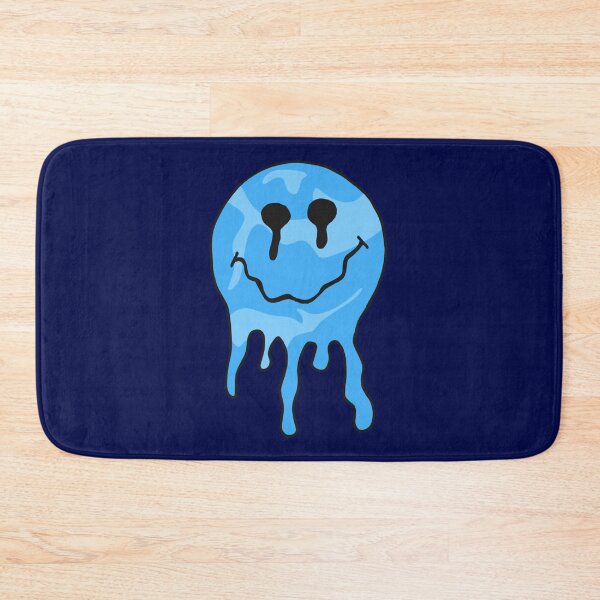 Item preview, Blue Drippy Smiley Face    designed and sold by opheliaaniston.