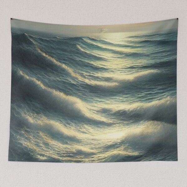 Item preview, Waves Stormy Ocean - Rising tides designed and sold by Devin Farinsky.