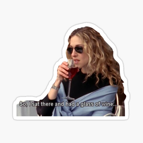 Carrie Bradshaw Stickers Redbubble