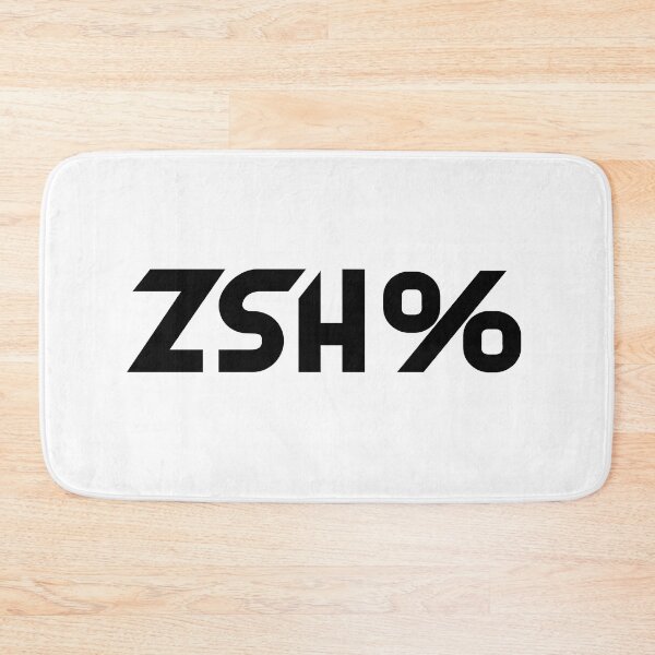 Item preview, oh my ZSH White designed and sold by mahardyaniStore.