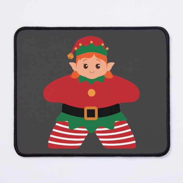 Item preview, Xmas Elf Girl Meeple designed and sold by geekyT.