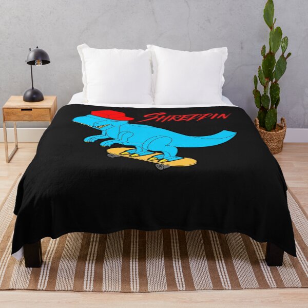 Item preview, T-Rex Shredding Skateboarder designed and sold by mkzmerch.