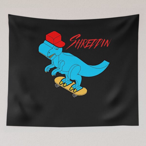 Item preview, T-Rex Shredding Skateboarder designed and sold by mkzmerch.