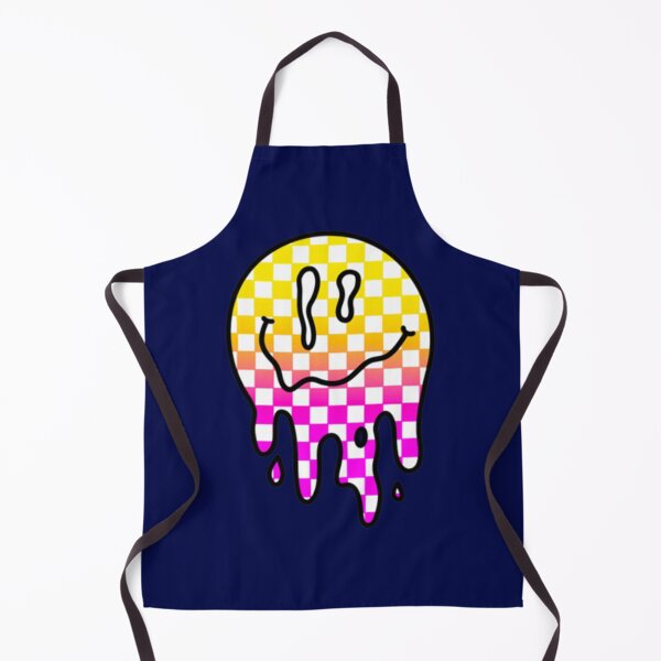 Item preview, Checkered drippy smiley face designed and sold by opheliaaniston.