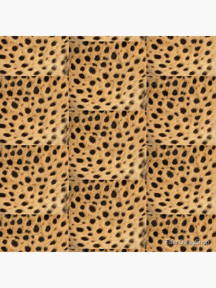 Cheetah Print Brown And Black Spots by EllenDaisyShop