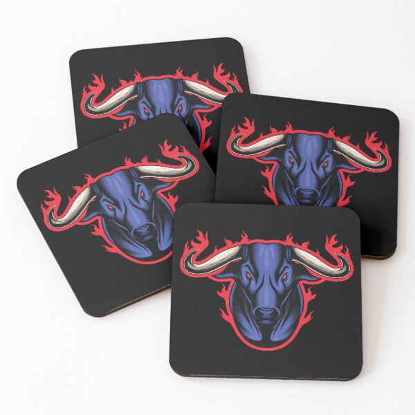 Item preview, Angry Scary Fire Bull Graphic Design designed and sold by zoripet Store.