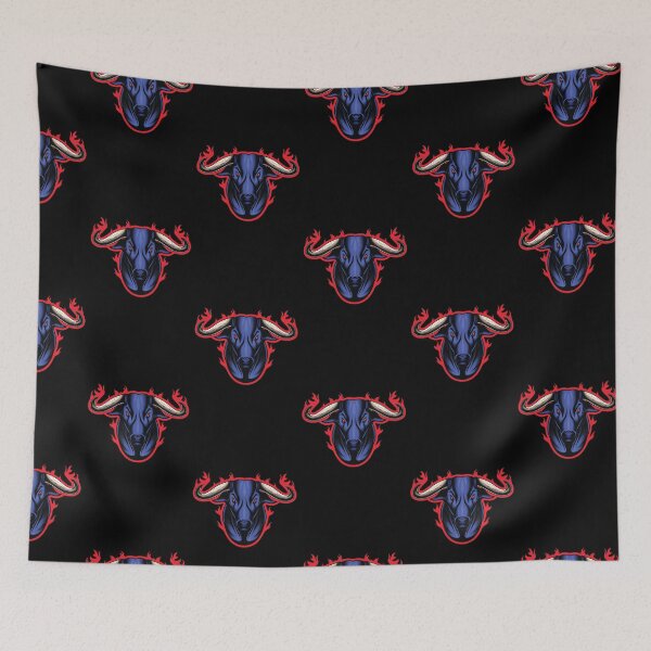 Item preview, Angry Scary Fire Bull Diseño gráfico designed and sold by zoripet Store.