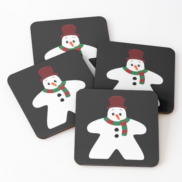 Item preview, Snowman Meeple designed and sold by geekyT.