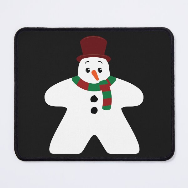 Item preview, Snowman Meeple designed and sold by geekyT.