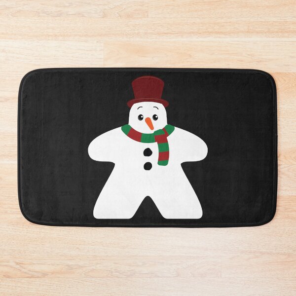 Item preview, Snowman Meeple designed and sold by geekyT.