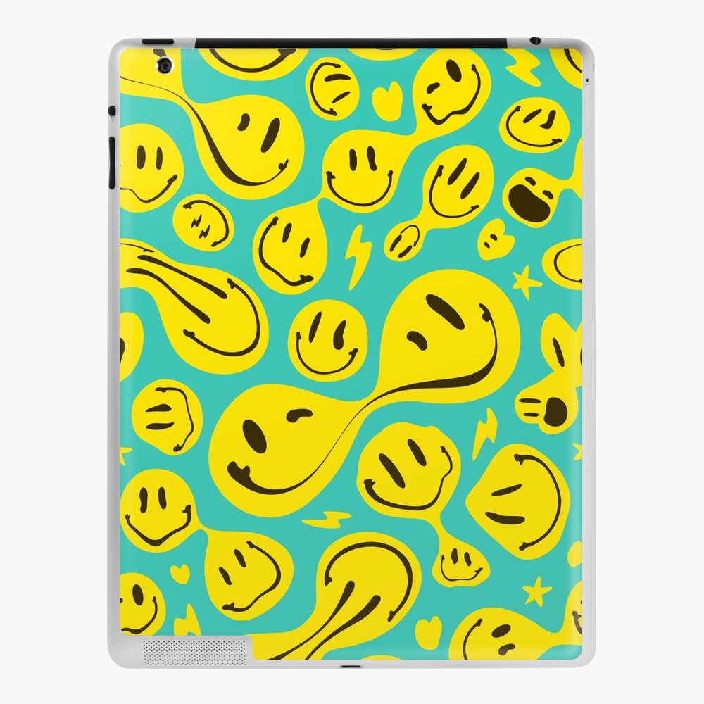 Amazoncom Preppy Notebook Smiley Faces Aesthetic  Blue Composition  Notebook Wide Ruled  Happy Face 70s Vibes Cute School Supplies for Teen  Girls Aesthetik Sisters Stationeries Books