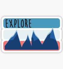 Pegatina explorar es bueno para el alma
