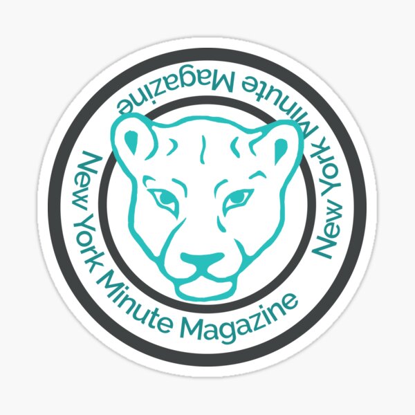 Blue Lioness Emblem Sticker