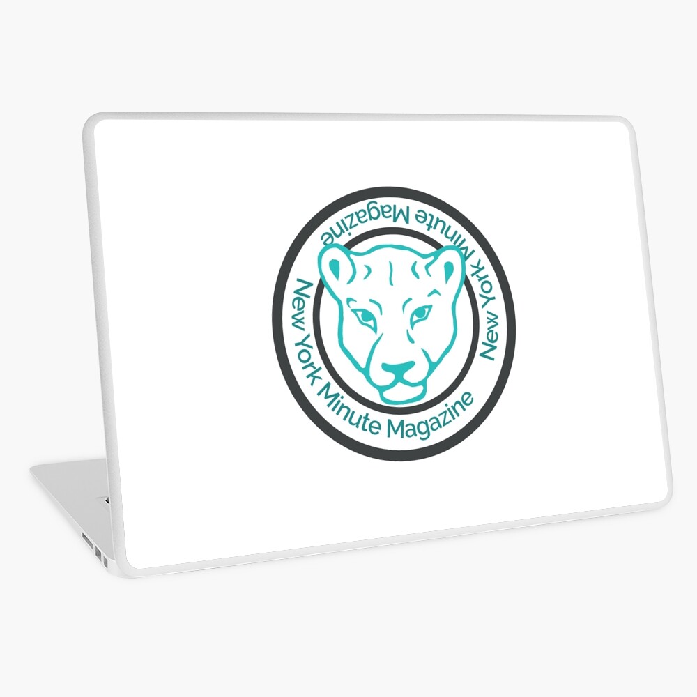 Blue Lioness Emblem Laptop Skin