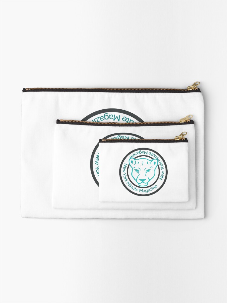 Alternate view of Blue Lioness Emblem Zipper Pouch