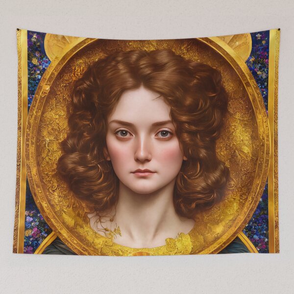 Item preview, Saint Catherine of Siena designed and sold by @adorcharm Modern & Classic AI Art.