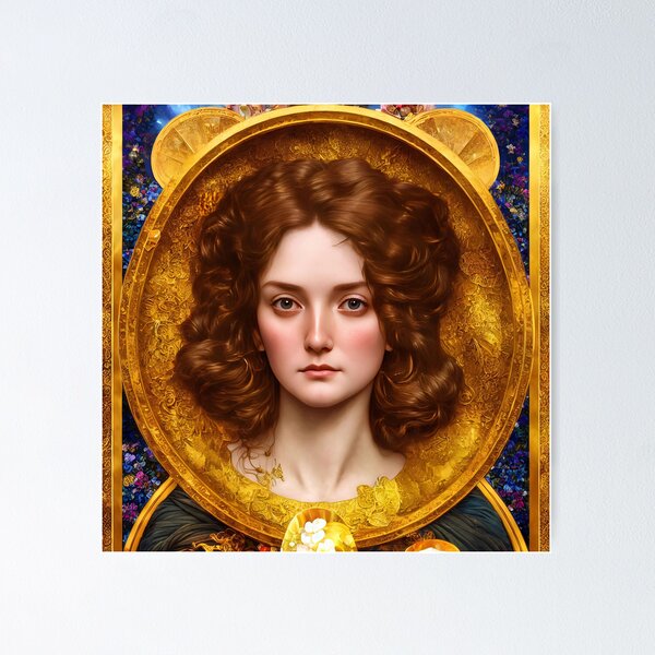 Item preview, Saint Catherine of Siena designed and sold by @adorcharm Modern & Classic AI Art.
