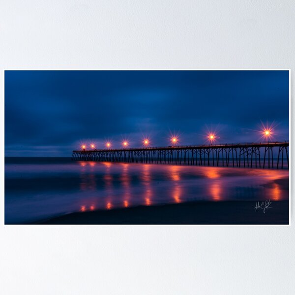 Item preview, Kure Beach Flat Ocean designed and sold by johnlackphotos.