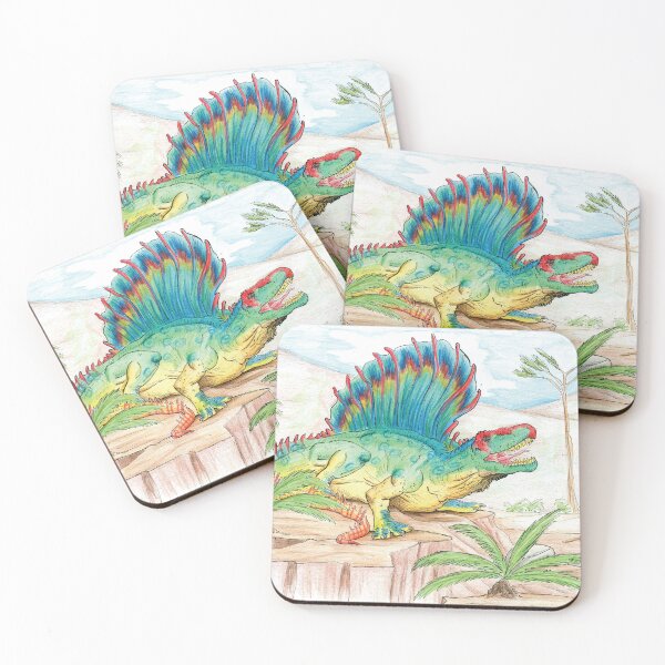 Item preview, Dimetrodon Dinosaur Illustration designed and sold by Rachael Taylor.