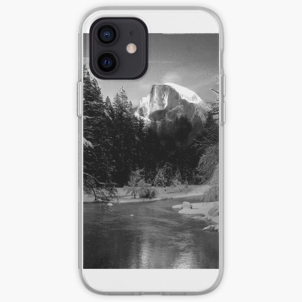 Half-Dome in Yosemite - a tribute to Ansel Adams iPhone Soft Case