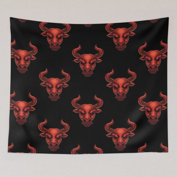 Item preview, Scary Angry Bull Design designed and sold by zoripet Store.