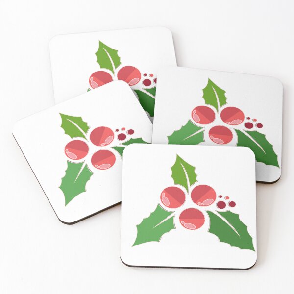 Item preview, Cherry leaves on Christmas designed and sold by Trilala.