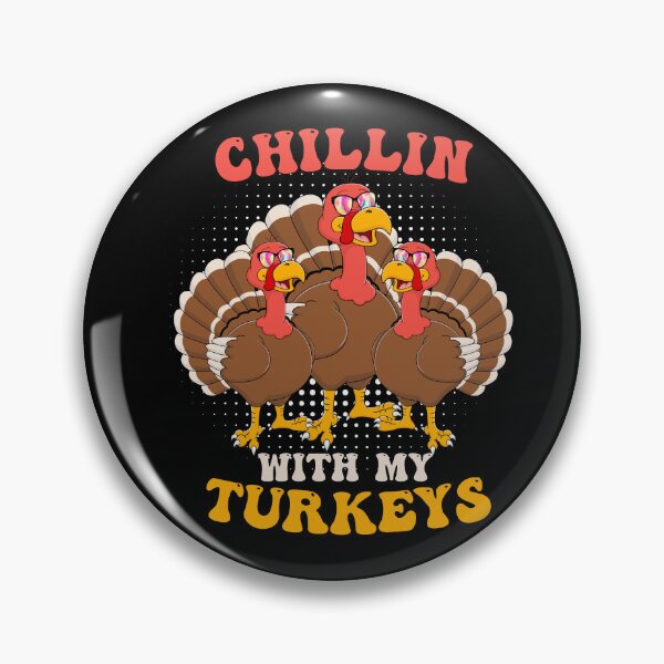 Item preview, Groovy Chillin With My Turkeys thanksgiving Tie dye designed and sold by Mac Store.