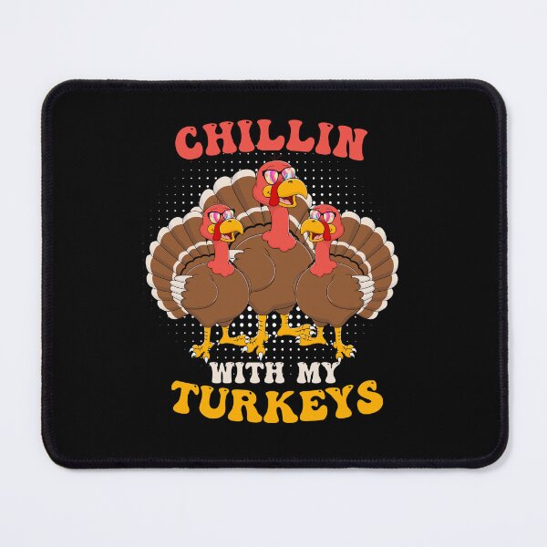 Item preview, Groovy Chillin With My Turkeys thanksgiving Tie dye designed and sold by Mac Store.