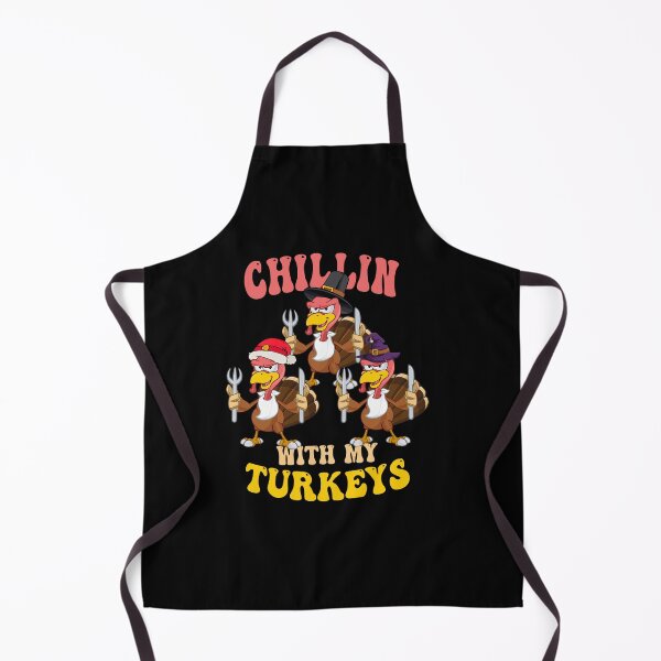 Item preview, Groovy Chillin With My Turkeys ready to eat thanksgiving designed and sold by Mac Store.