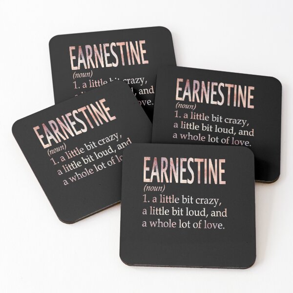 Item preview, Earnestine Girl Name Definition designed and sold by BrookHBung.