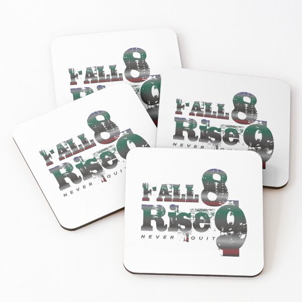 Item preview, Fall eight times, rise nine quote No1 designed and sold by angelisart.