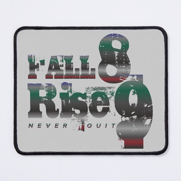 Item preview, Fall eight times, rise nine quote No1 designed and sold by angelisart.