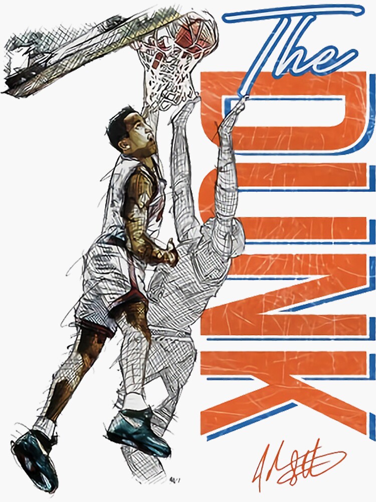 THE DUNK John Starks – LOST DOG Art & Frame