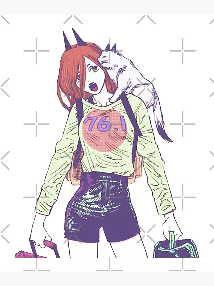 "Chainsaw Man ,Power and his cat" Poster for Sale by Sonicip Redbubble