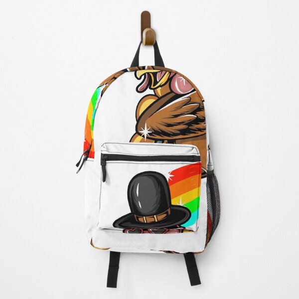Item preview, Dabbing Turkey Rainbows with twinkling stars thanksgiving designed and sold by Mac Store.