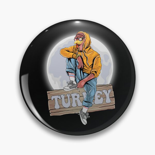 Item preview, Turkey style Boy with wooden sign moon thanksgiving day designed and sold by Mac Store.