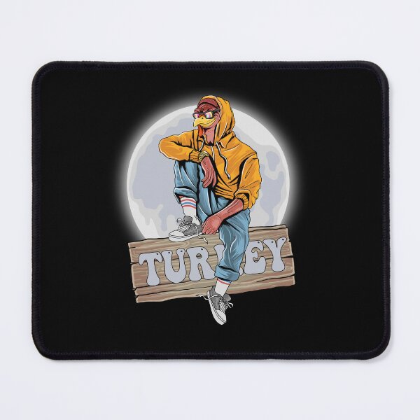 Item preview, Turkey style Boy with wooden sign moon thanksgiving day designed and sold by Mac Store.