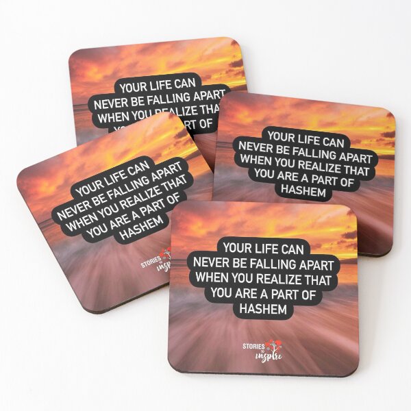 Item preview, Your life can never be falling apart when you realize that you are a part of Hashem designed and sold by Stories To Inspire - Motivational Jewish Quotes.
