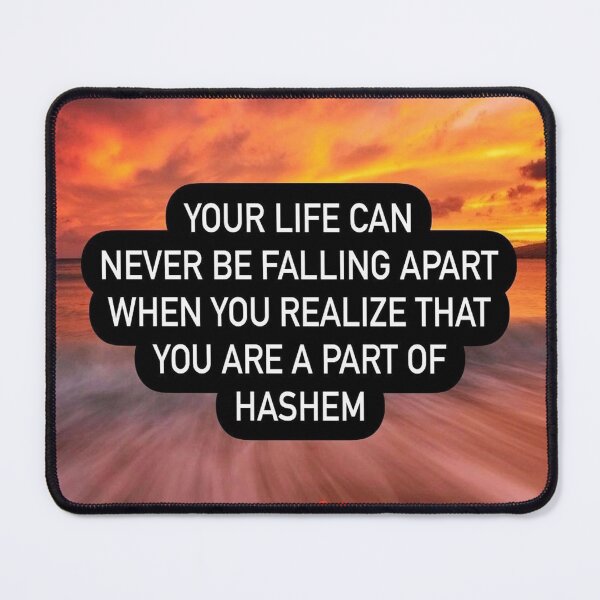 Item preview, Your life can never be falling apart when you realize that you are a part of Hashem designed and sold by Stories To Inspire - Motivational Jewish Quotes.