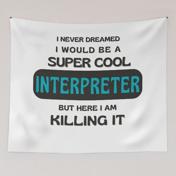 Item preview, Super Cool Interpreter designed and sold by annicreations.