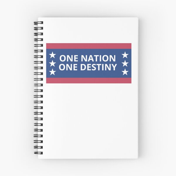 Item preview, One nation one destiny - american election campaign slogan designed and sold by Nepaz-Designs.
