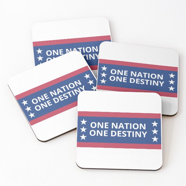 Item preview, One nation one destiny - american election campaign slogan designed and sold by Nepaz-Designs.