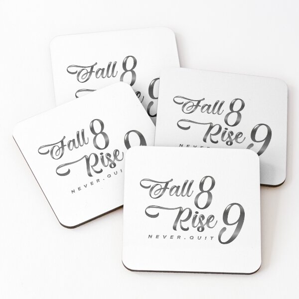 Item preview, Fall eight times, rise nine quote No2 designed and sold by angelisart.