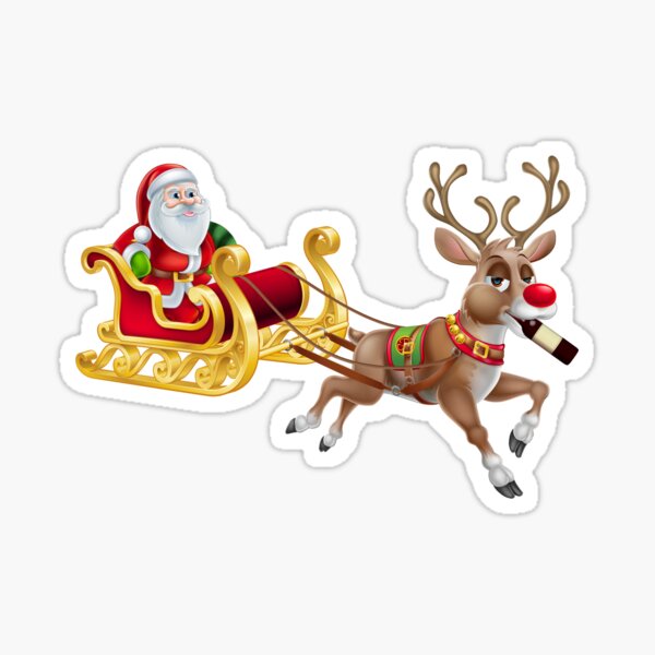 Rudolph The Red Nosed Reindeer Sticker